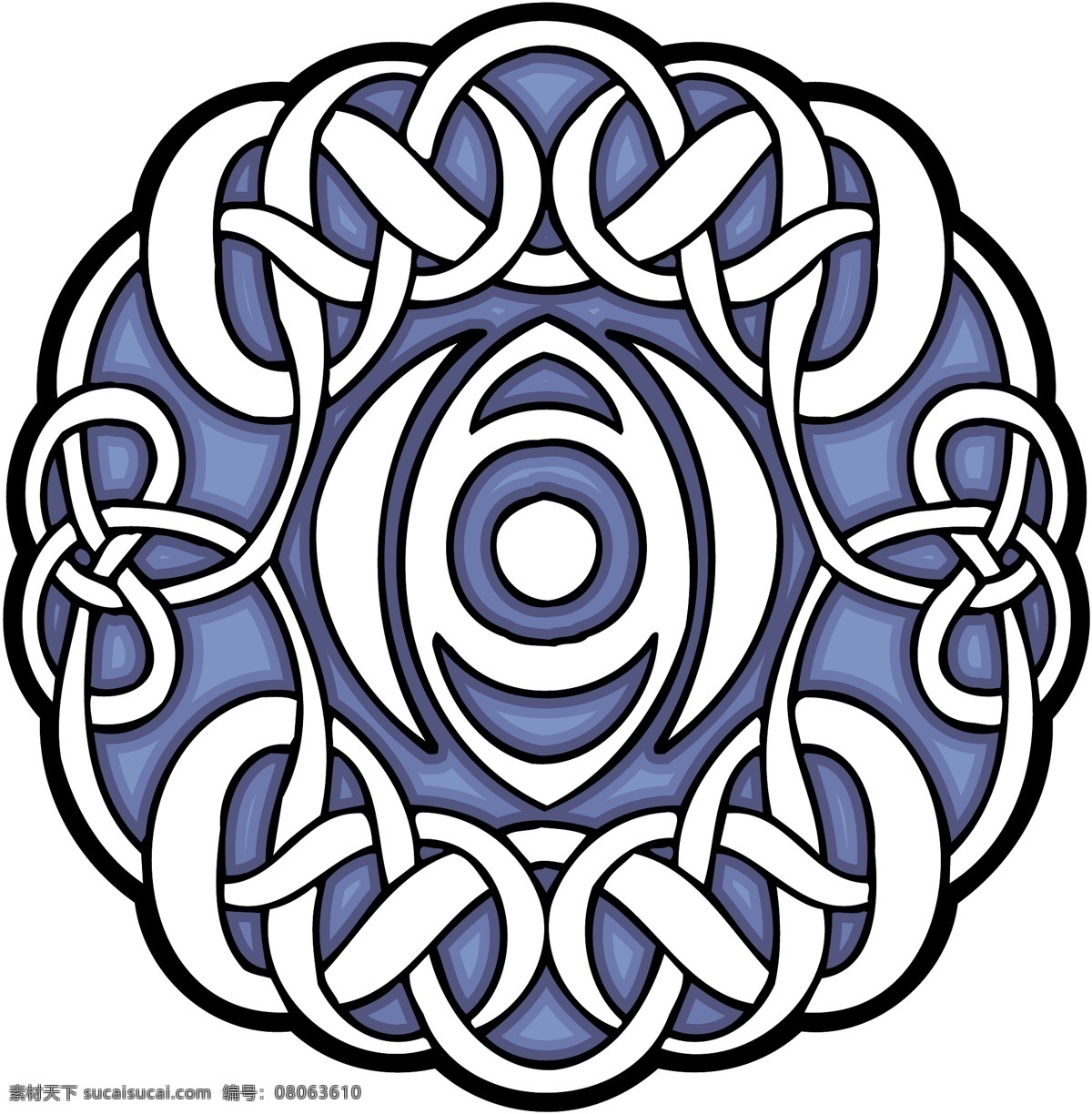 凱爾特人飾品 矢量 裝飾圖案 歐美風(fēng)格 矢量eps 設(shè)計(jì)素材 其它圖案 矢量圖庫(kù) 白色