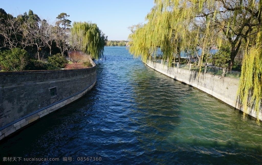 北海公园图片 北京 旅游 北海公园 湖水 天空 柳树 皇家园林 旅游摄影 国内旅游