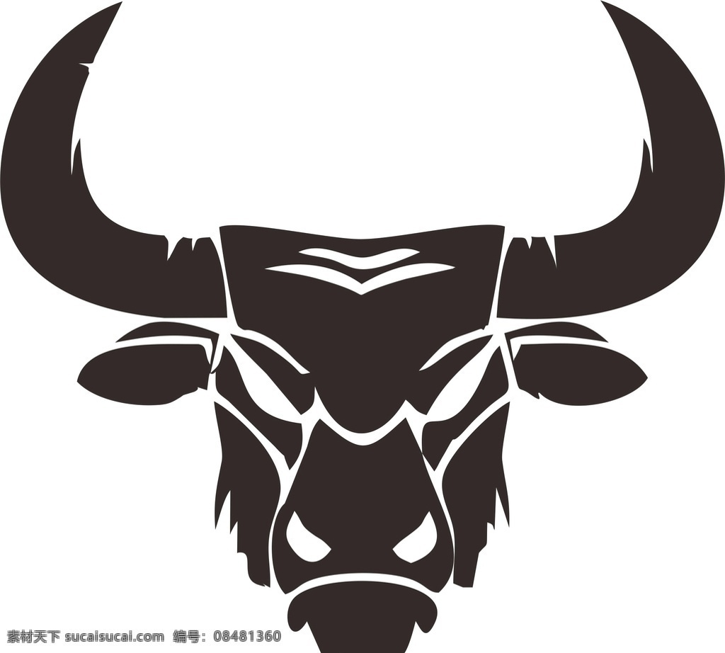 矢量牛頭圖片 牛頭 牛 矢量圖 牛圖形 牛頭矢量 動(dòng)漫動(dòng)畫