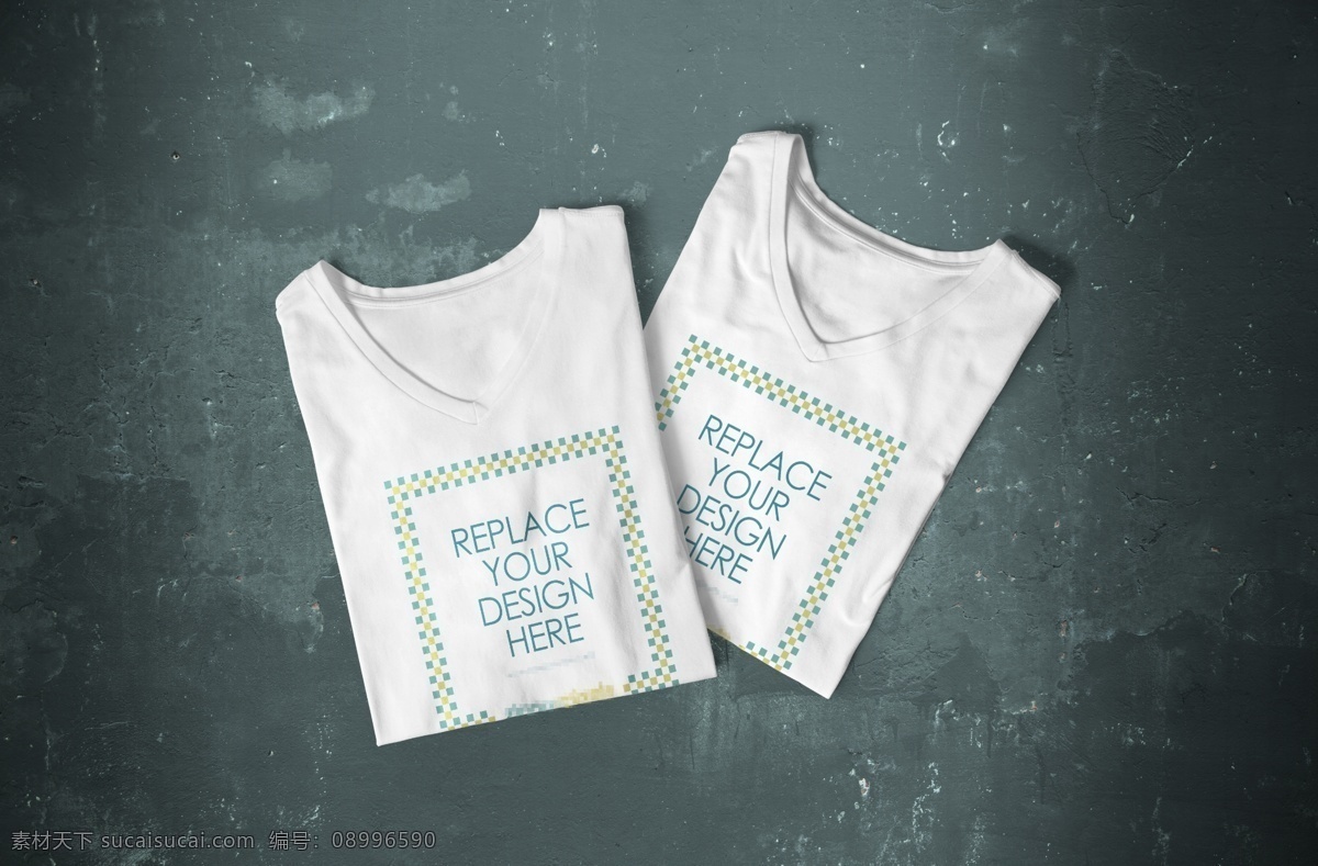 折起 tshirts 样机 模板 样机模板 衣服样机 服饰 印花样机