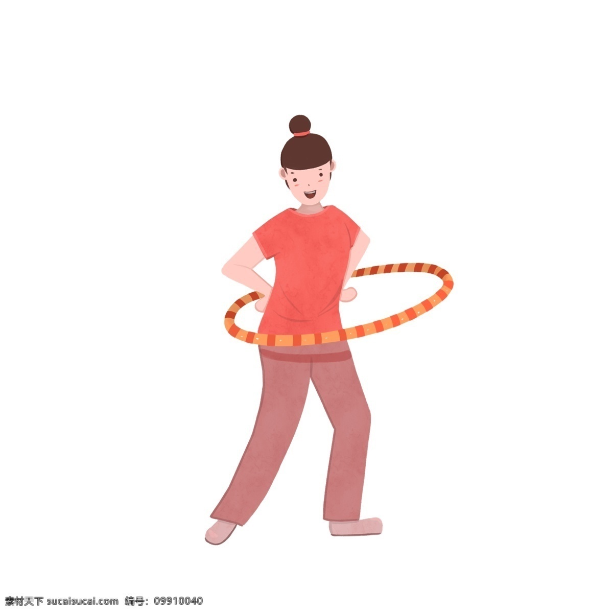 扁平 風(fēng) 運動 女孩 玩 呼啦圈 場景 免 摳 扁平風(fēng) 運動女孩 玩呼啦圈場景 扁平風(fēng)女孩 紅色 轉(zhuǎn)呼啦圈 運動場景