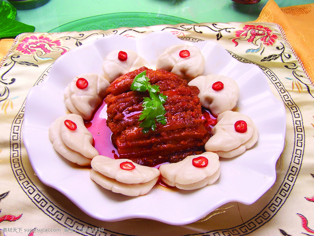 米粉肉 餐飲美食 傳統(tǒng)美食 米份肉 矢量圖 日常生活