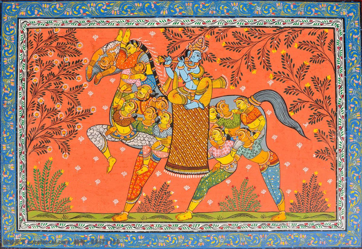 印度神像宝马 人物 神像 宝马 宗教信仰 宗教艺术 文化艺术 传统文化