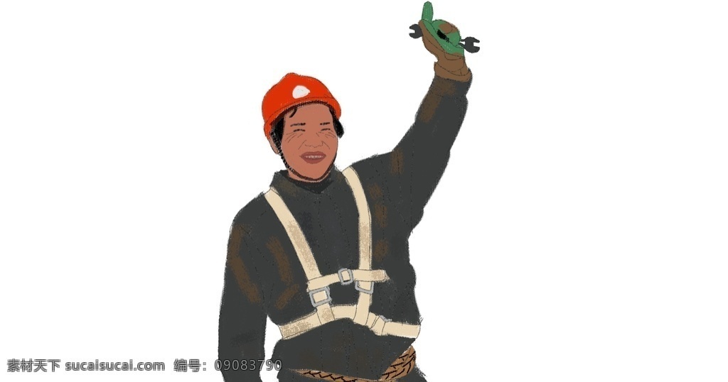 农民工 工人 插画 人物插画 工人形象 温馨浪漫插画 场景插画 卡通插画 彩色小清新 插画图案 创意插画 配图插画 桌面壁纸插画 动漫动画