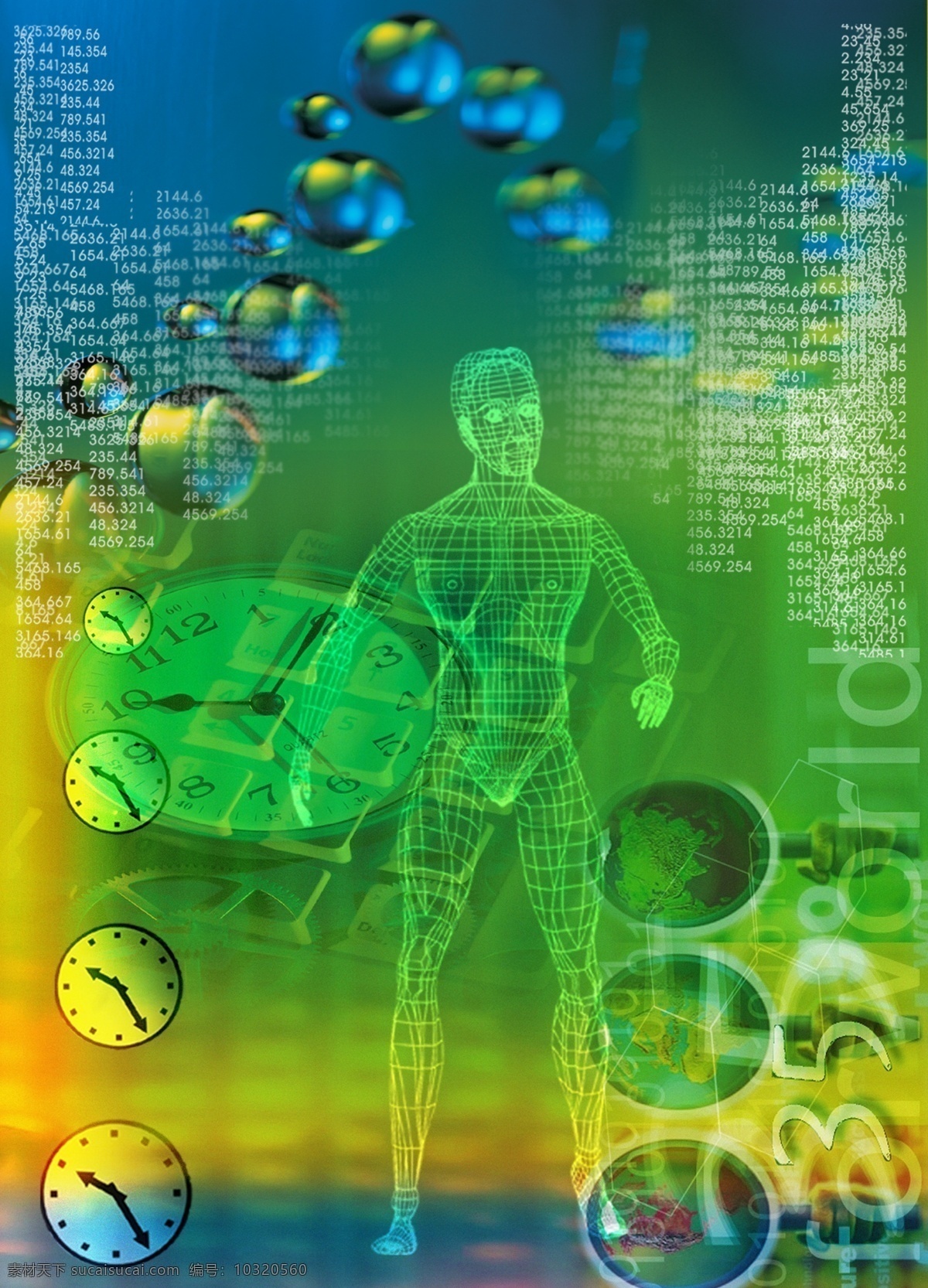 现代科技 虚拟 人物 海报 背景 现代 科技 虚拟人物 源代码 虚拟空间 绿色