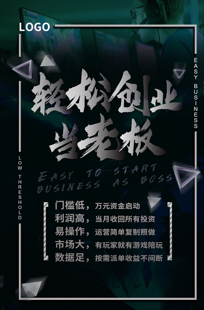 輕松創(chuàng)業(yè)圖片 輕松創(chuàng)業(yè) 電競 游戲 老板 當(dāng)老板 分層
