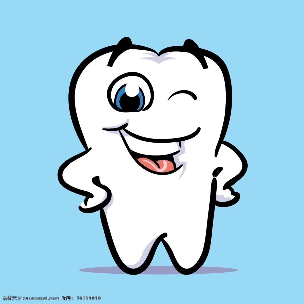 微笑 牙齿 微笑的牙齿 牙齿素材 卡通素材 卡通牙齿