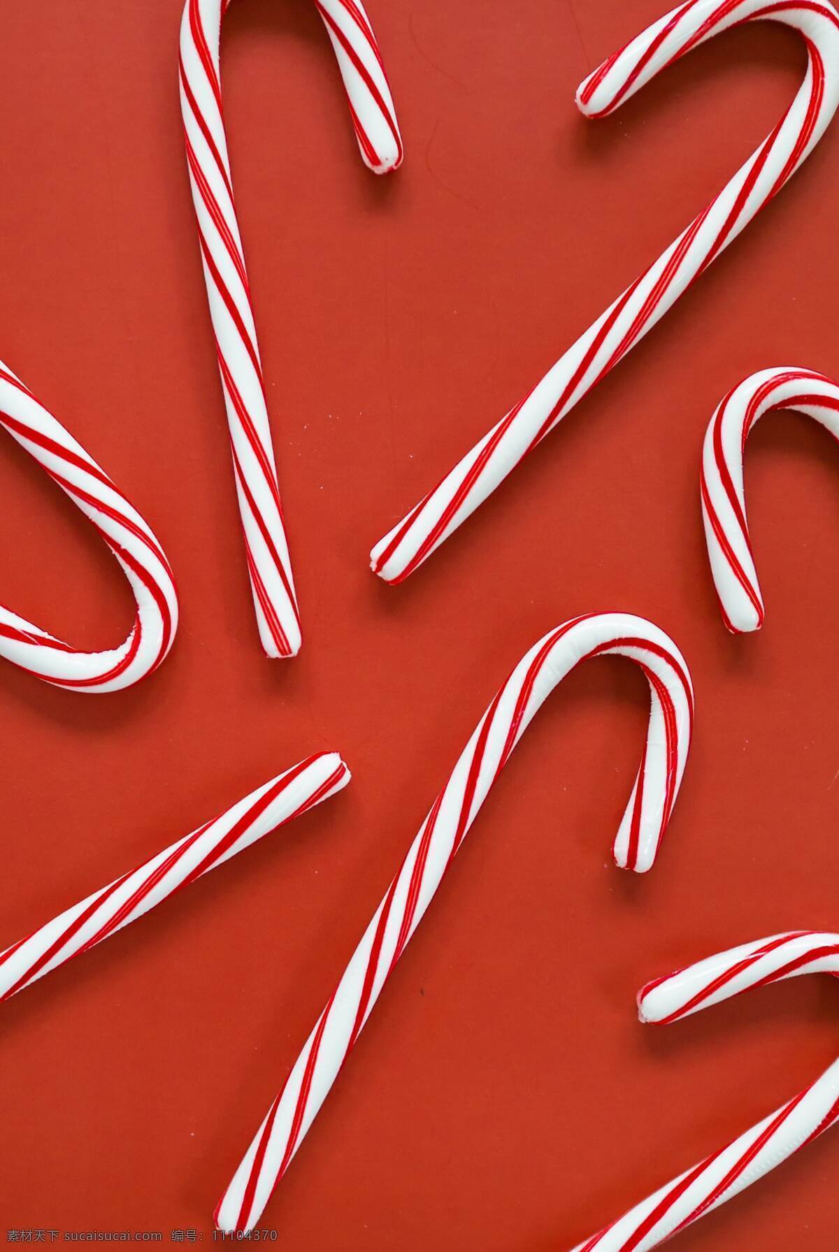 圣诞糖果 糖果 拐杖糖 条纹 红色 背景 圣诞 底纹边框 背景底纹