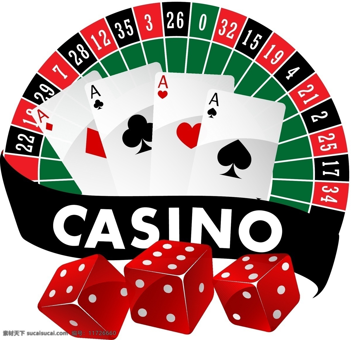 博彩 扑克 纸牌 赌博 赌场 骰子 色子 博彩工具 娱乐活动 休闲娱乐 矢量 生活百科