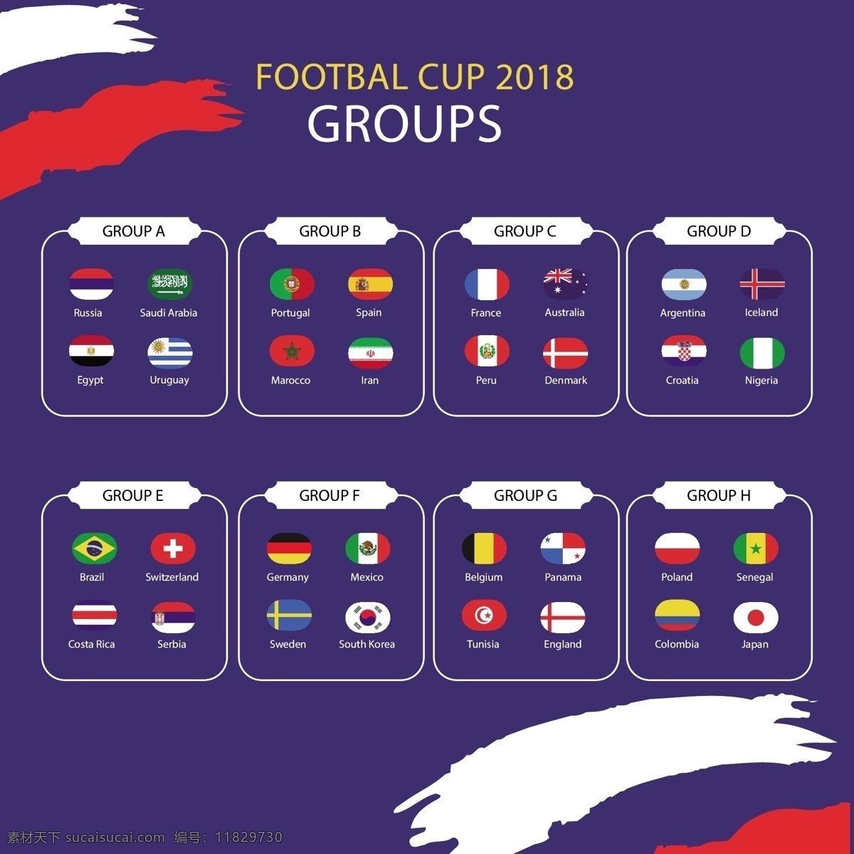 世界 足球 锦标赛 矢量 国旗 世界杯 矢量素材 卡通 体育 矢量国旗 足球锦标赛 2018 俄罗斯 欧洲杯 比赛 竞赛