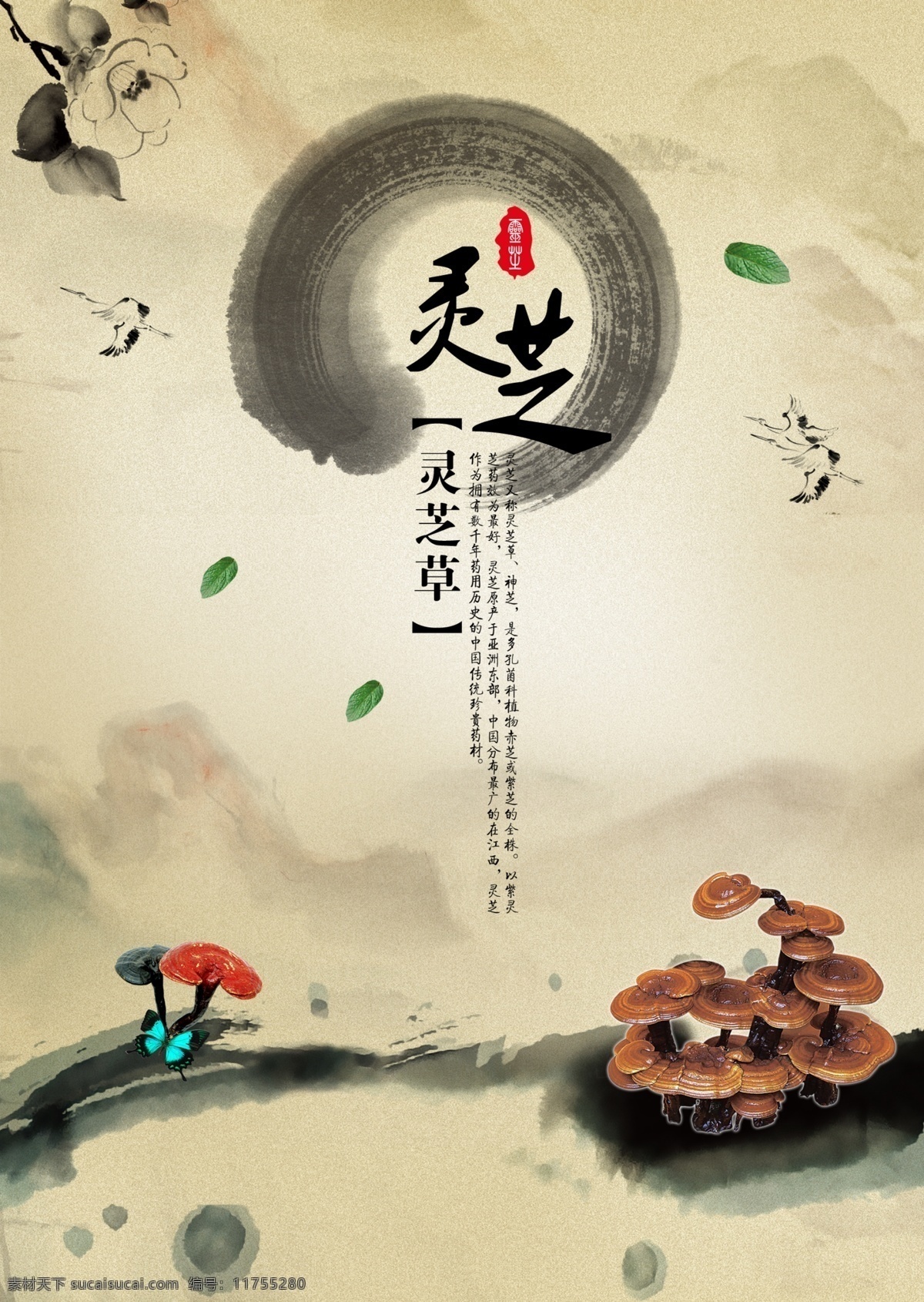 中藥材海報 中藥 藥材 名貴藥材 功效作用 田七 人參 中國風 水墨 金魚 山 靈芝 冬蟲夏草 海參 枸杞 鹿茸 天麻 醫(yī)療保健 生活百科 藥材海報 廣告設計模板 源文件