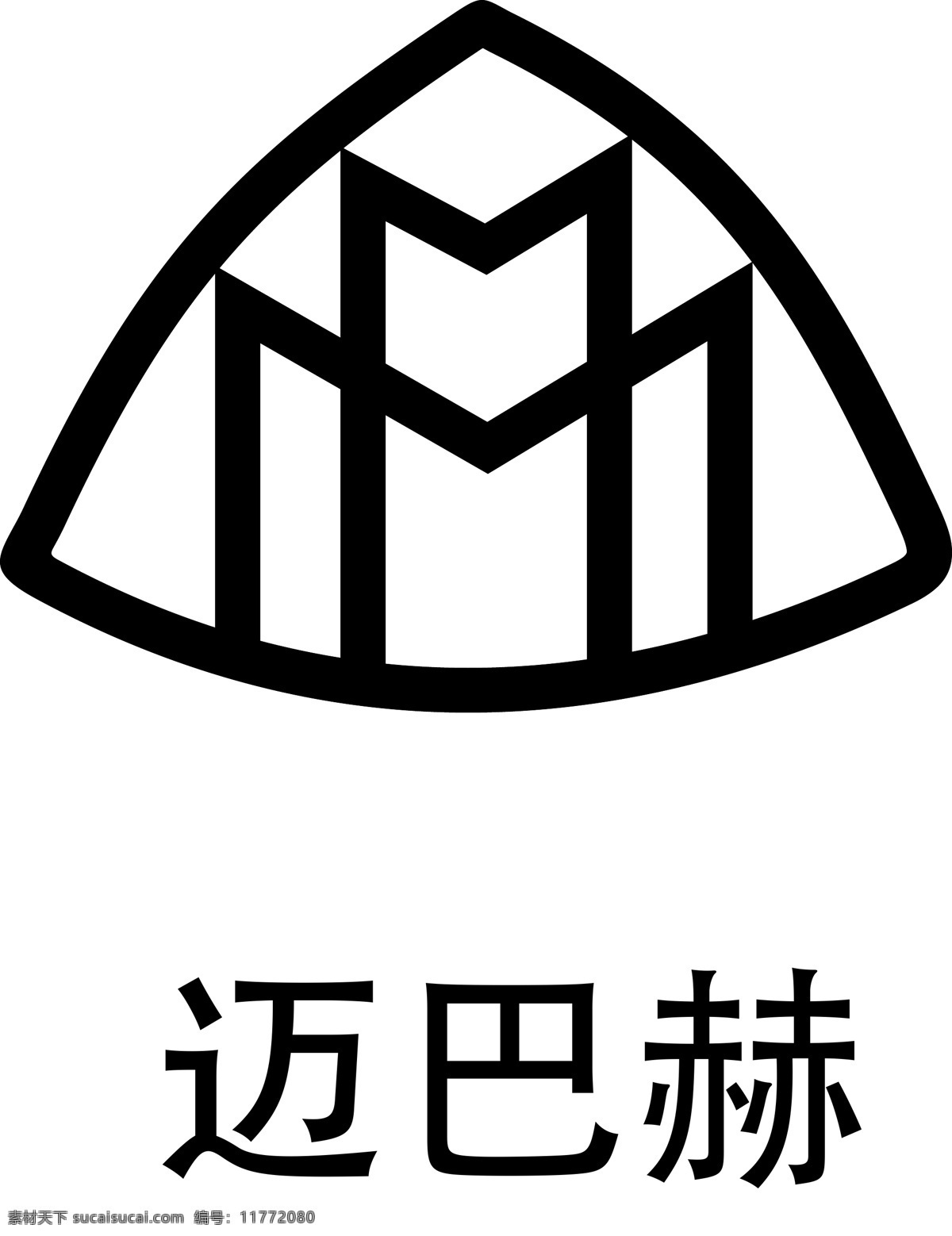迈巴赫车标 迈 巴赫 logo 迈巴赫标志 迈巴赫商标 迈巴赫标识 迈巴赫图标
