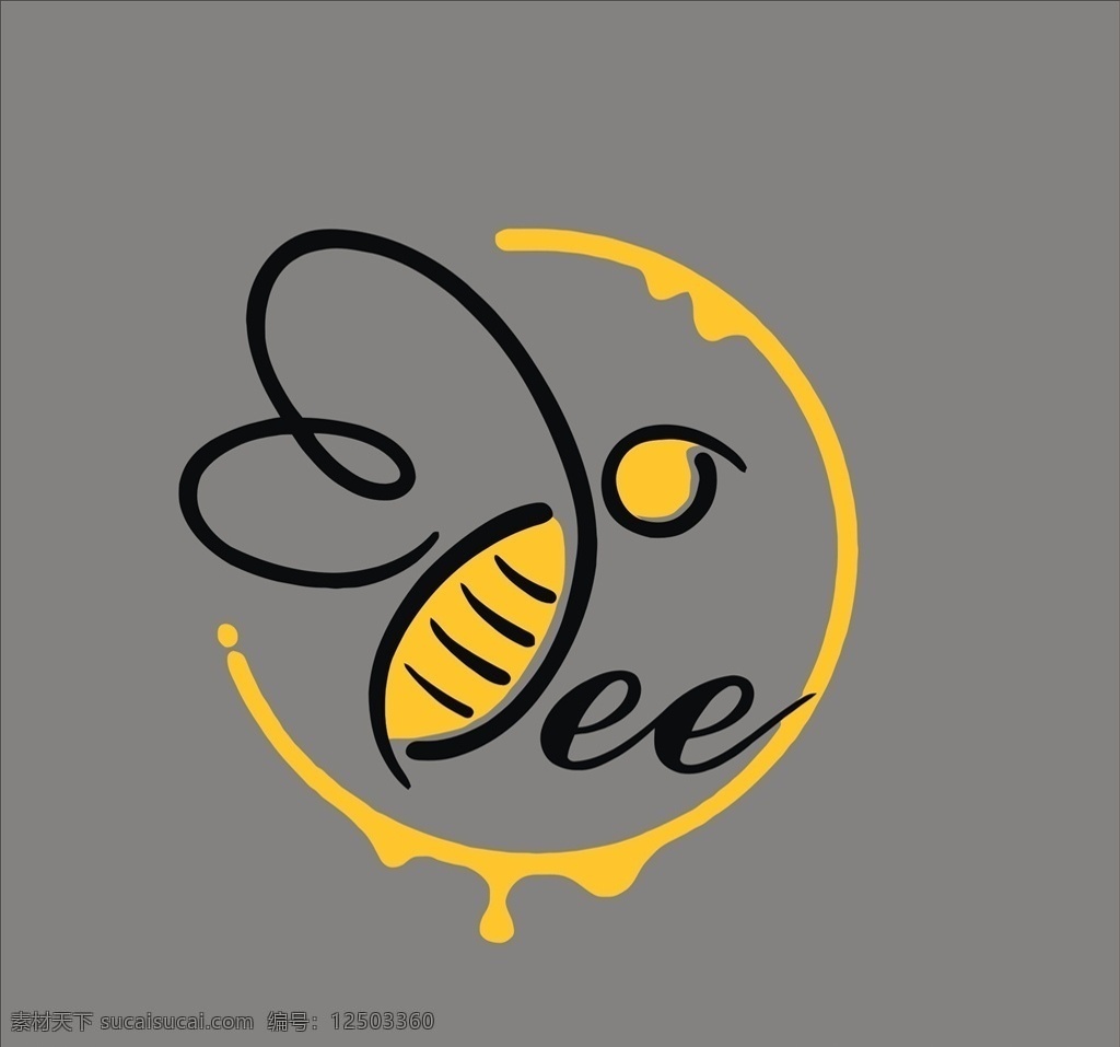 蜜蜂图片 蜜蜂 蜜蜂素材 蜜蜂标志 矢量蜜蜂