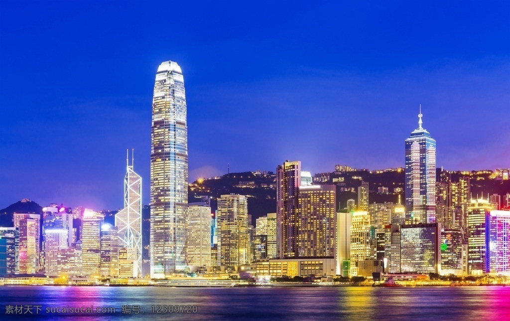 香港城市夜景 城市夜景 城市灯光 夜色 璀璨灯光 城市 夜晚 都市夜景 主要街道 车水马龙 璀璨 灯光 夜景 大厦 楼群 高楼 建筑摄影 城市建筑 城市高清图片 建筑园林