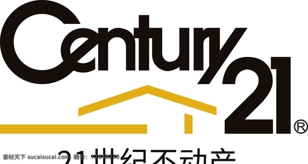 世纪 不动产 century c21 标志图标 企业 logo 标志