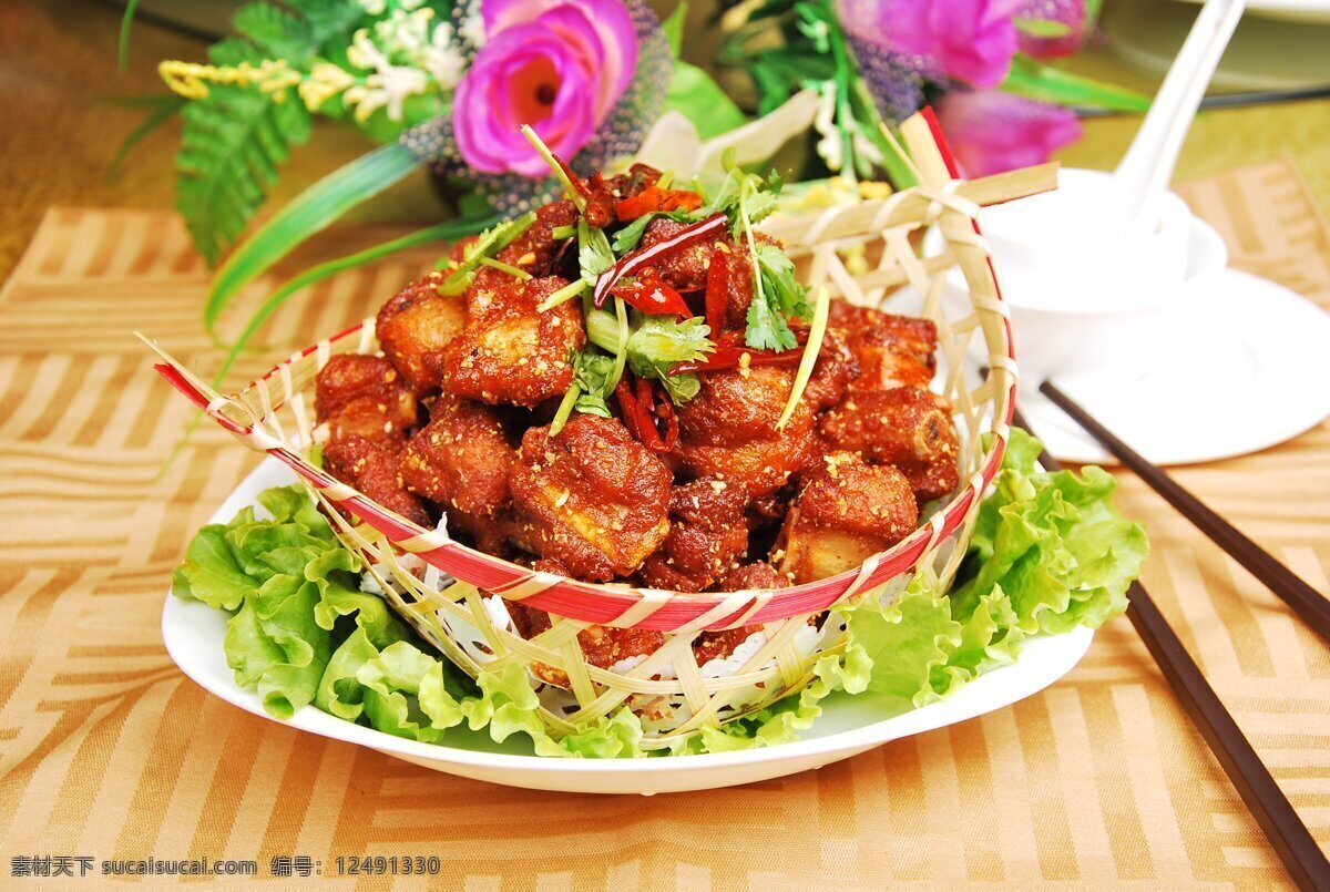 川香小排骨 美味 中餐 傳統(tǒng) 高清 美食 餐飲美食 傳統(tǒng)美食