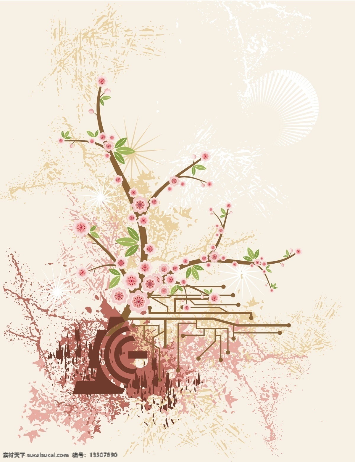 矢量背景 抽象花紋 花紋 廣告背景 背景 矢量花紋 卡通 歐美花紋 花紋背景 卡通花紋 矢量 桃花 樹