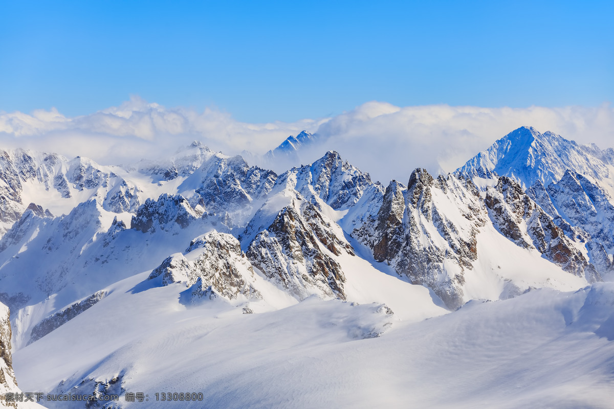 雪山 大雪 寒冷 冰 天氣 冬天 自然景觀 自然風(fēng)景