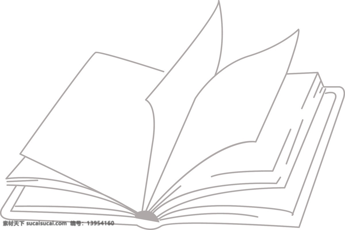 打開 書本 本子 書 打開的書本 線條書本 線稿書本 紙張 手寫 書寫 畫冊(cè) 圖畫 產(chǎn)品 文化藝術(shù) 繪畫書法