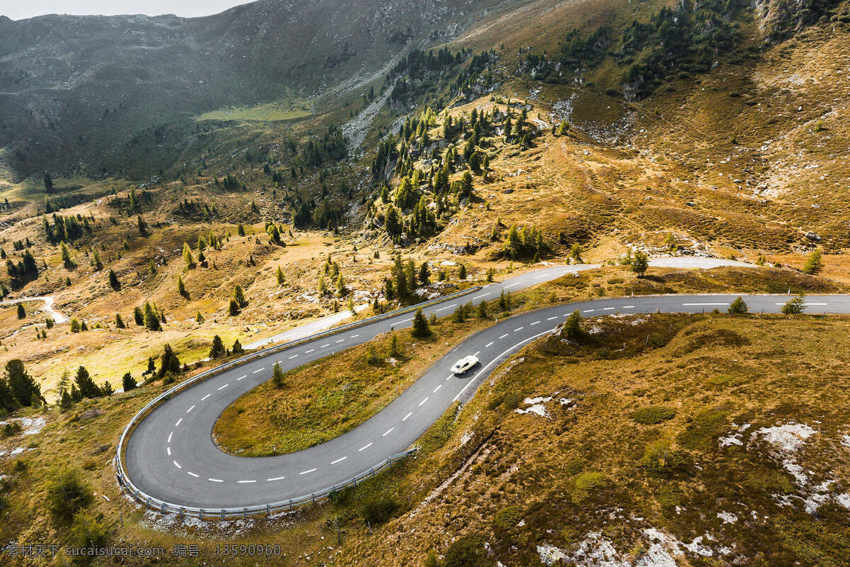 山路 山 馬路 路 自然風景 風景 藍天 高山