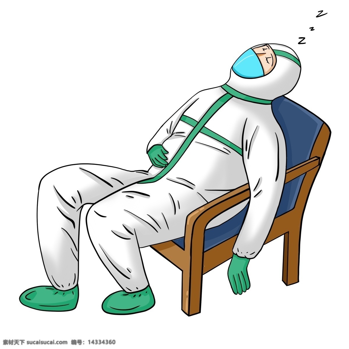 工作 疲惫 睡着 医生 原创 手绘 卡通 dream 防护服 冠状病毒 加班 卡通手绘 抗疫 口罩 睡觉 动漫动画
