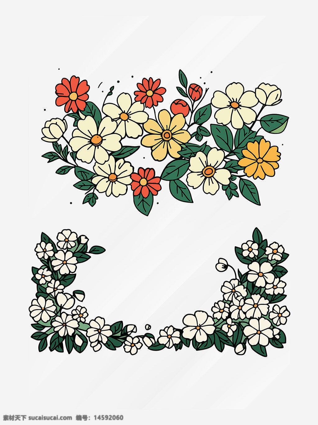 花卉插图 手绘花卉 彩色花朵 复古花卉 春天花朵 花环 花边框 花卉装饰 浪漫花束 自然图案 鲜花设计 花卉艺术 卡通花朵 简约花卉 花卉背景 装饰花 美丽花朵 花卉元素 田园风花卉 可爱花朵