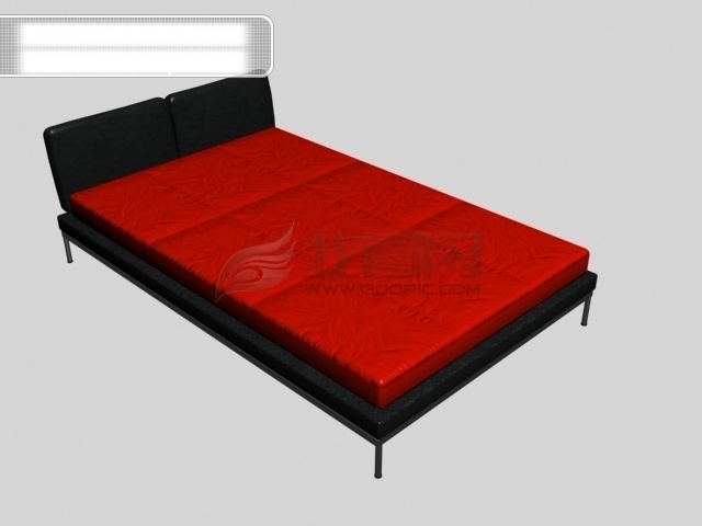 3d 家具 双人床 3d设计 3d素材 3d效果图 床 床垫 床罩 家具双人床 矢量图 建筑家居