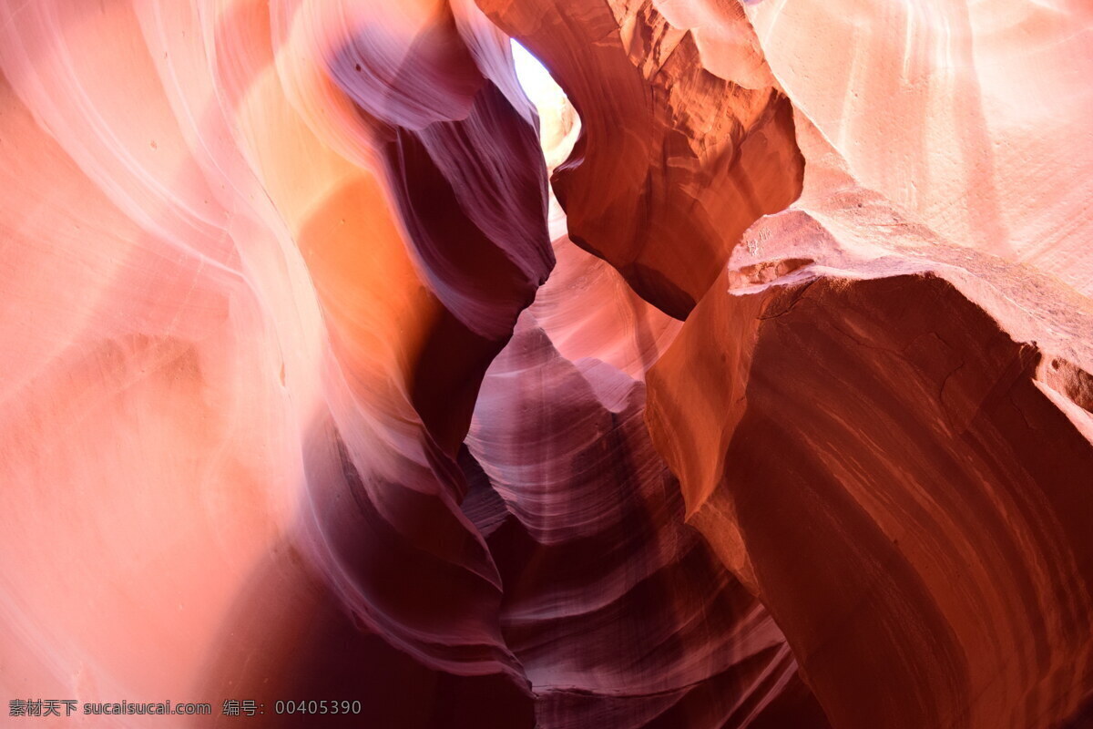 美国 亚利桑那州 上羚羊峡谷 羚羊峡谷 峡谷 砂岩