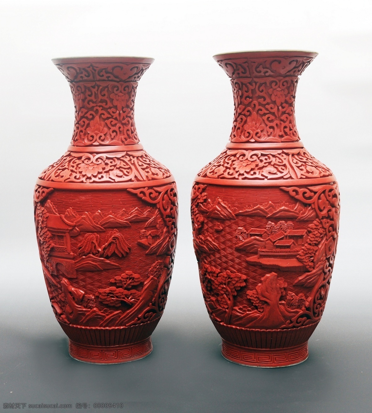 剔红山水观音 漆雕 雕漆 漆器 罐子 剔红 剔彩 珍品 国粹 传统文化 文化艺术