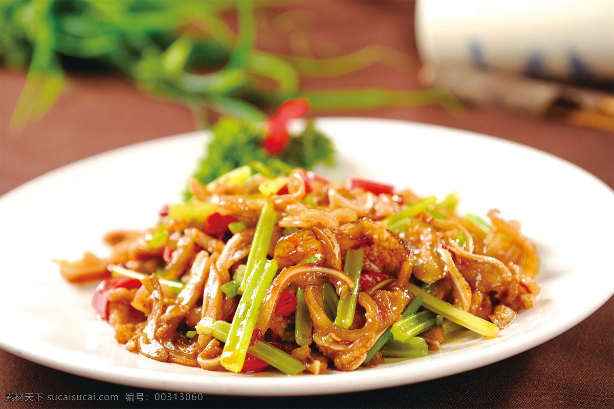 爆炒顺风耳 美食 传统美食 餐饮美食 高清菜谱用图