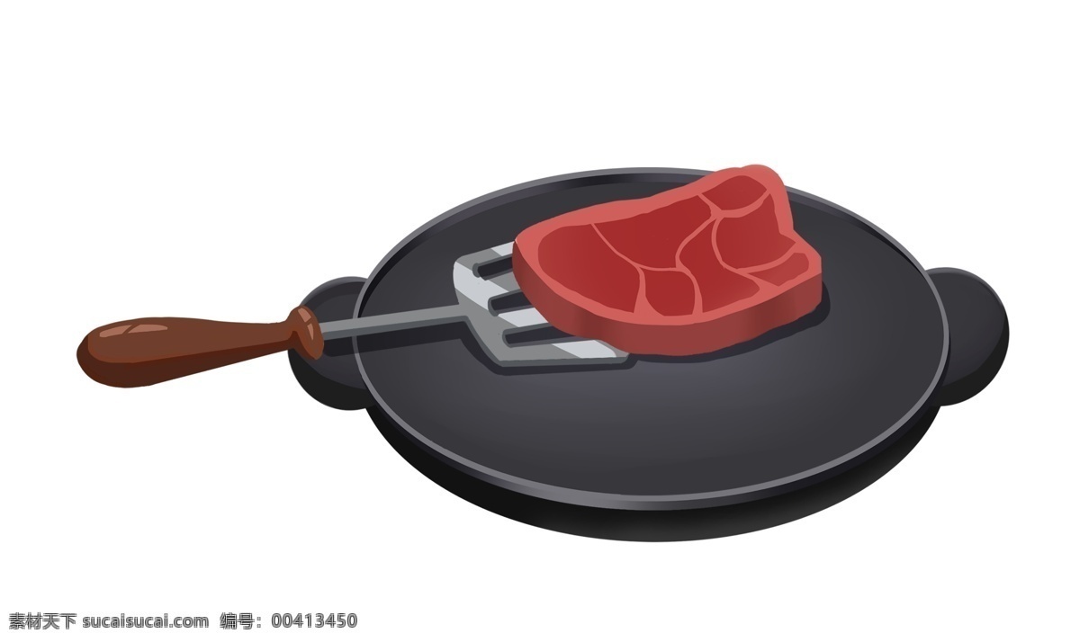 红色 牛肉 装饰 插画 红色的牛肉 黑色的架子 漂亮的牛肉 营养牛肉 新鲜的牛肉 牛肉装饰 牛肉插画