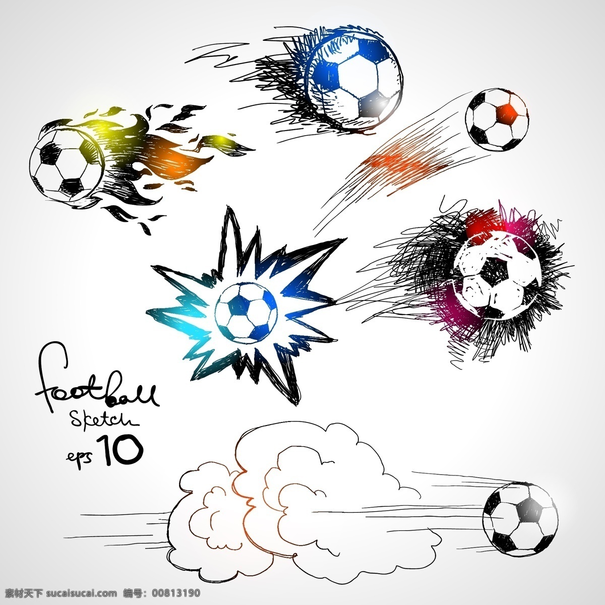 卡通 涂鸦 足球 标志 世界杯 巴西 体育运动 生活百科 矢量素材 白色