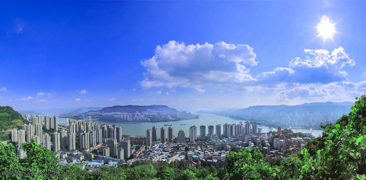 重庆 万州 全景 图 全景图 风景 重庆万州 旅游摄影 自然风景