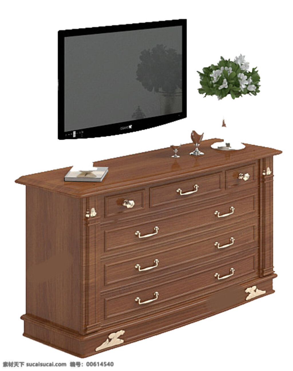 3d 模型 模板下载 素材图片 珍藏 电视柜 房间 别墅 室内模型 3d设计模型 max 白色