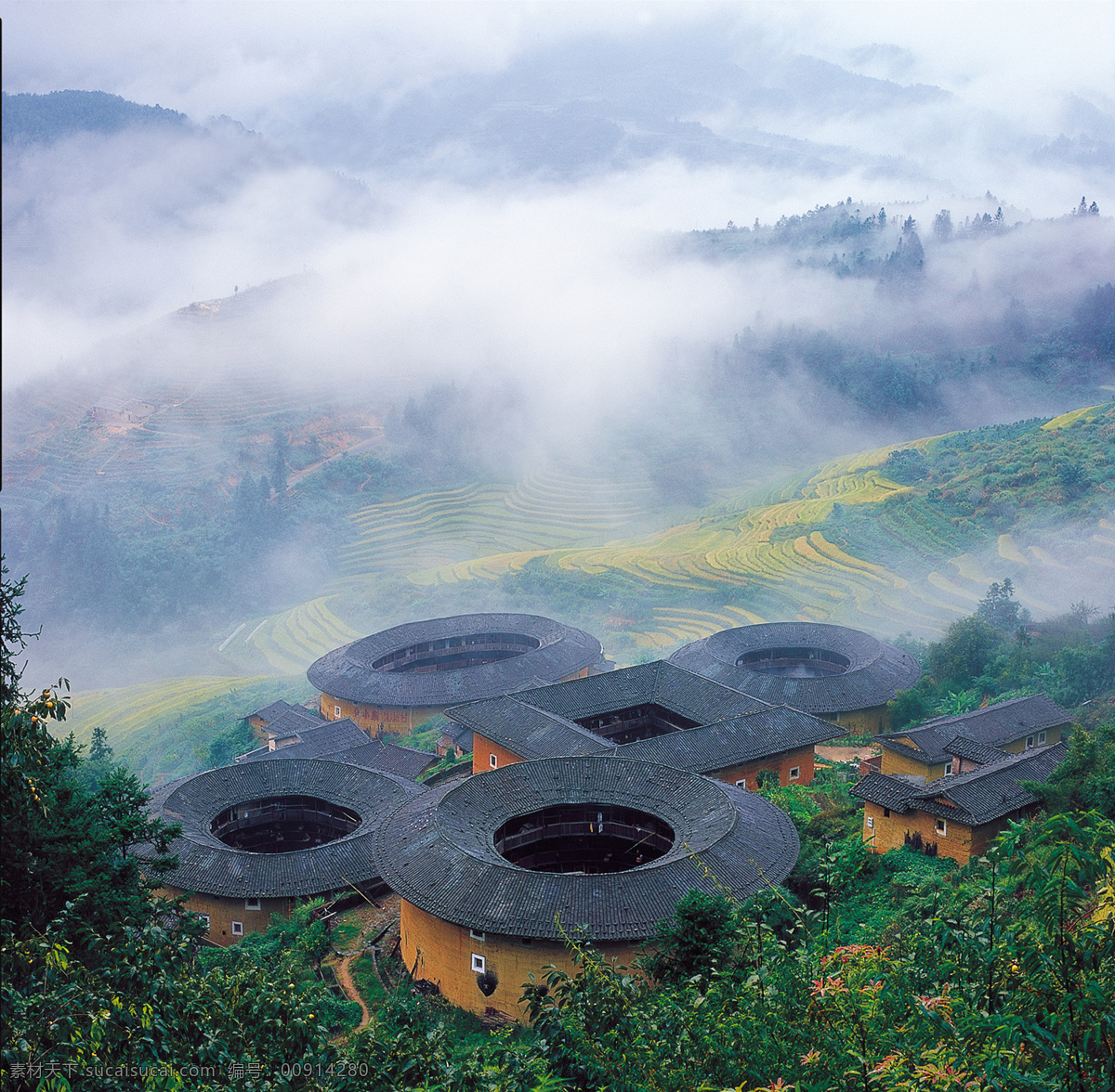 福建美景 美景 青山绿水 自然美景 地方美景 景色怡人 风光美景 南靖土楼 摄影系列 旅游摄影 国内旅游