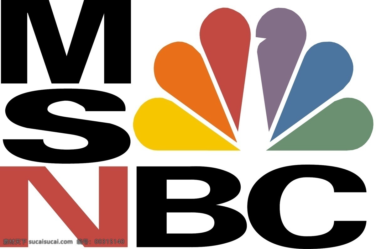 msnbc 标志 白色