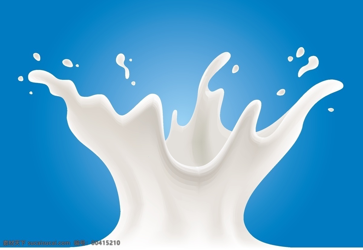 美味 营养 牛奶 花 插画 创意 静物 奶花 趣味
