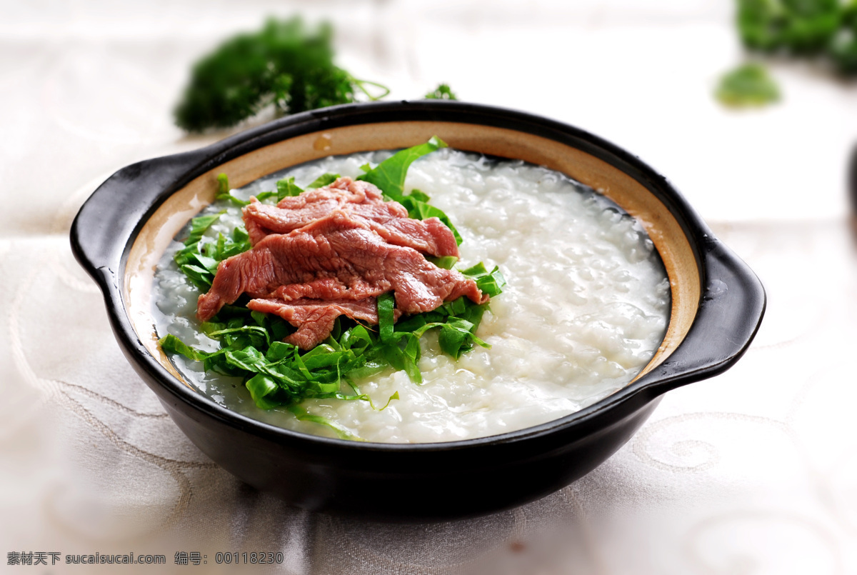 牛肉生菜粥 粥 牛肉 生菜 蔬菜 牛肉粥 蔬菜牛肉粥 背景 绿色 饮食 餐饮美食 传统美食