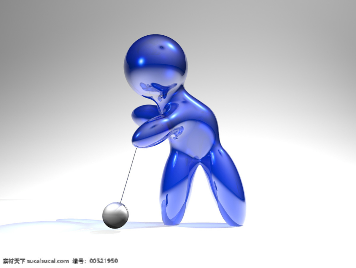 水晶人物 水晶 人物 3d 3d设计 设计图库