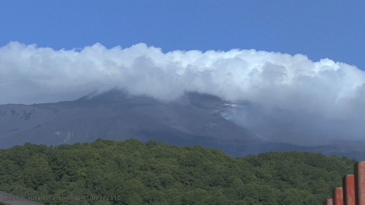 西西里岛 埃特纳火山 云 盖 股票 视频 火山 山 视频免费下载 意大利 其他视频