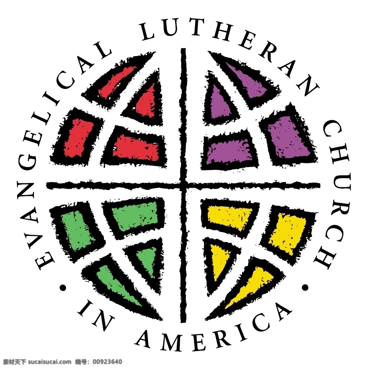 美国 福音 路德 教会 自由 标志 免费 psd源文件 logo设计