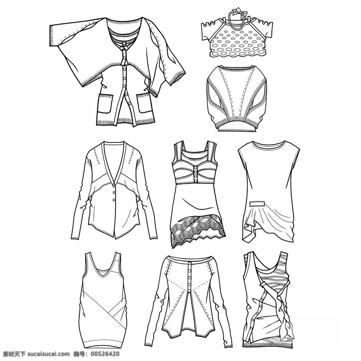 动漫动画 服装 服装设计 服装设计素材 服装设计图片 女装 平面设计 原 画稿 设计素材 模板下载 时尚 其他服装素材