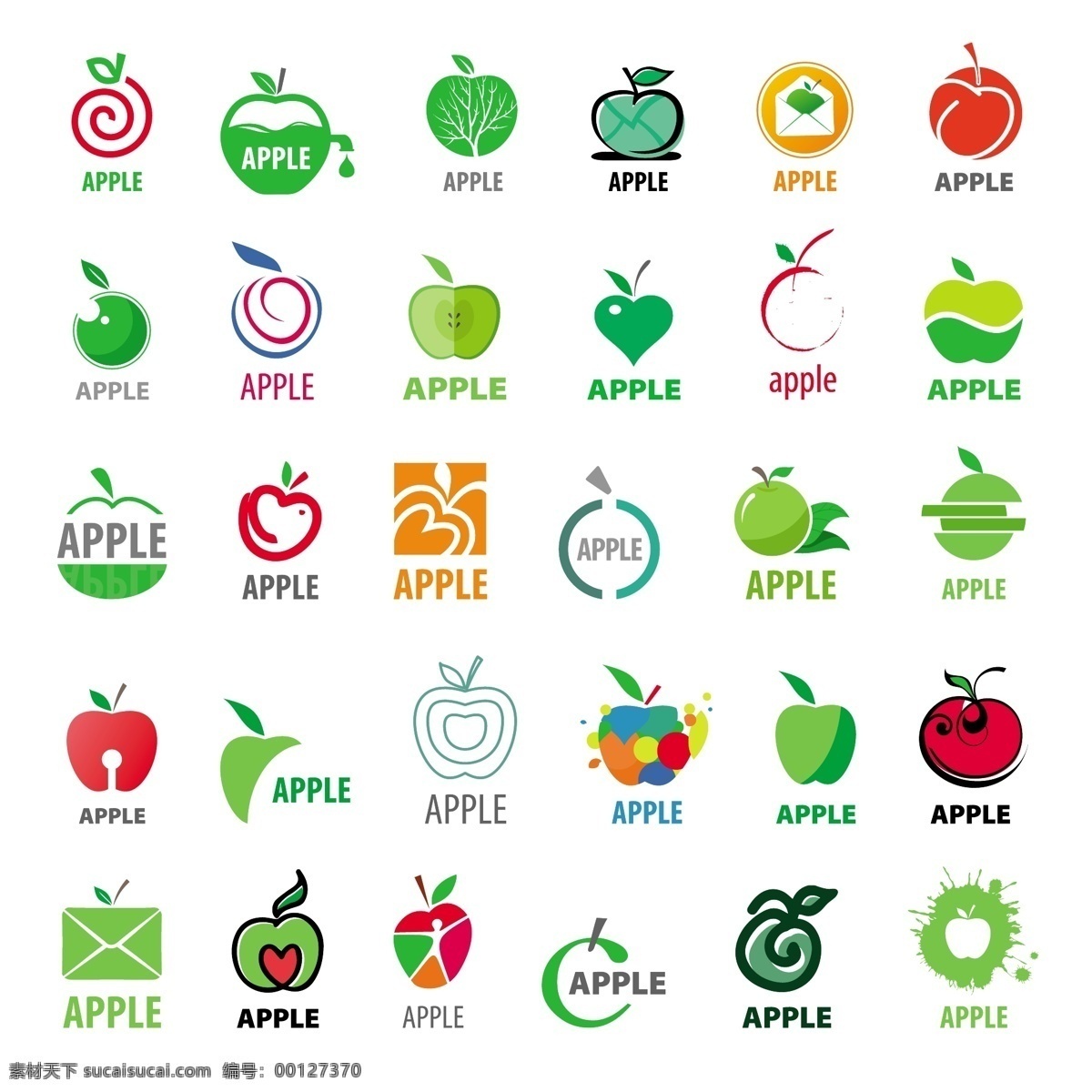 各种 苹果 矢量图 苹果矢量图 苹果图标 苹果icon 苹果设计图 标志图标 网页小图标