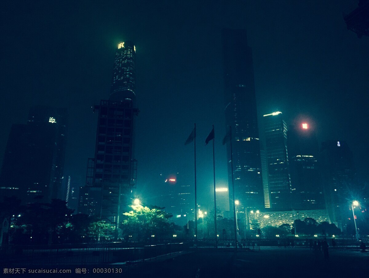 城市之夜 广州 城市 夜景 灯光 剪影 摄影专辑 旅游摄影 人文景观