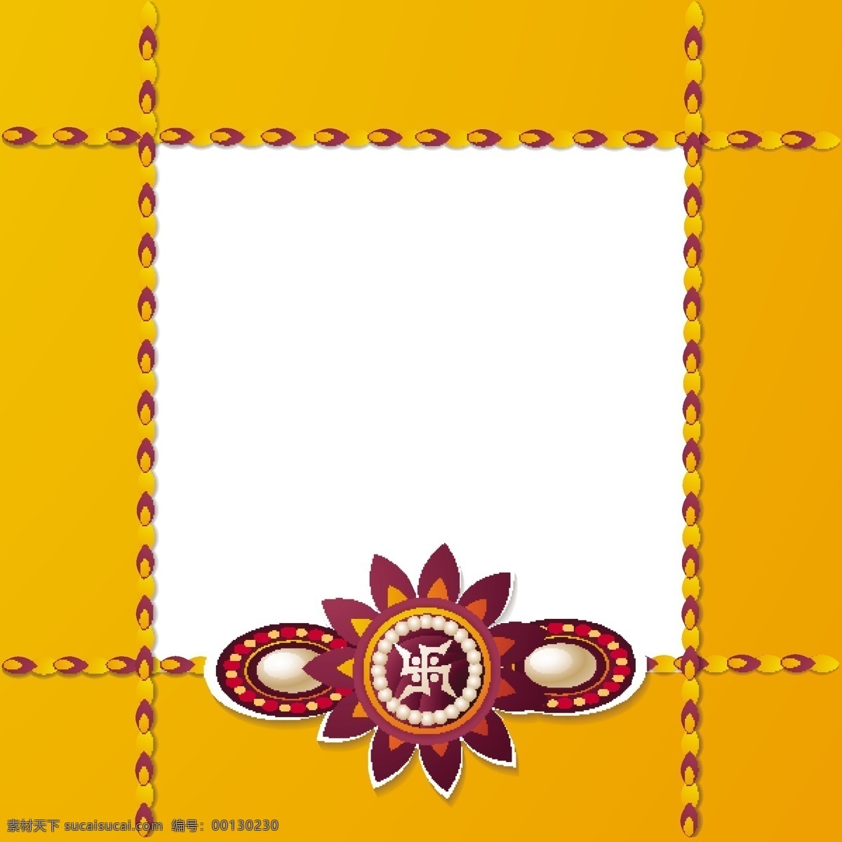 橙色 兄妹 节 框架 背景 卡片 印度 庆祝 宗教 节日 装饰 橙色背景 文化 线 问候 传统 印度教 关系 姐妹
