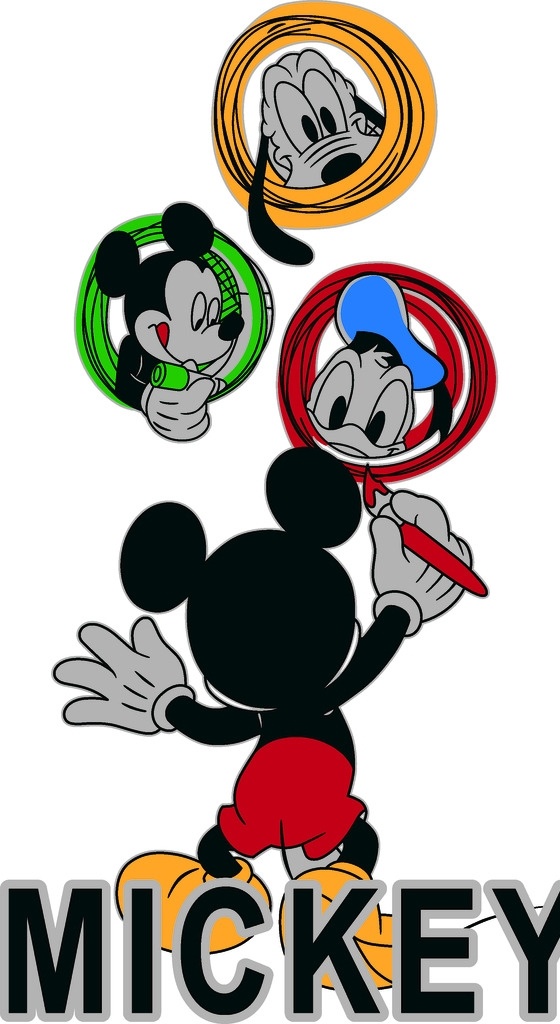 画画米奇 坐着的米奇 字母 mickey 迪士尼 动画 卡通 米老鼠 米奇 高飞 mouse 伸手米奇 服装设计