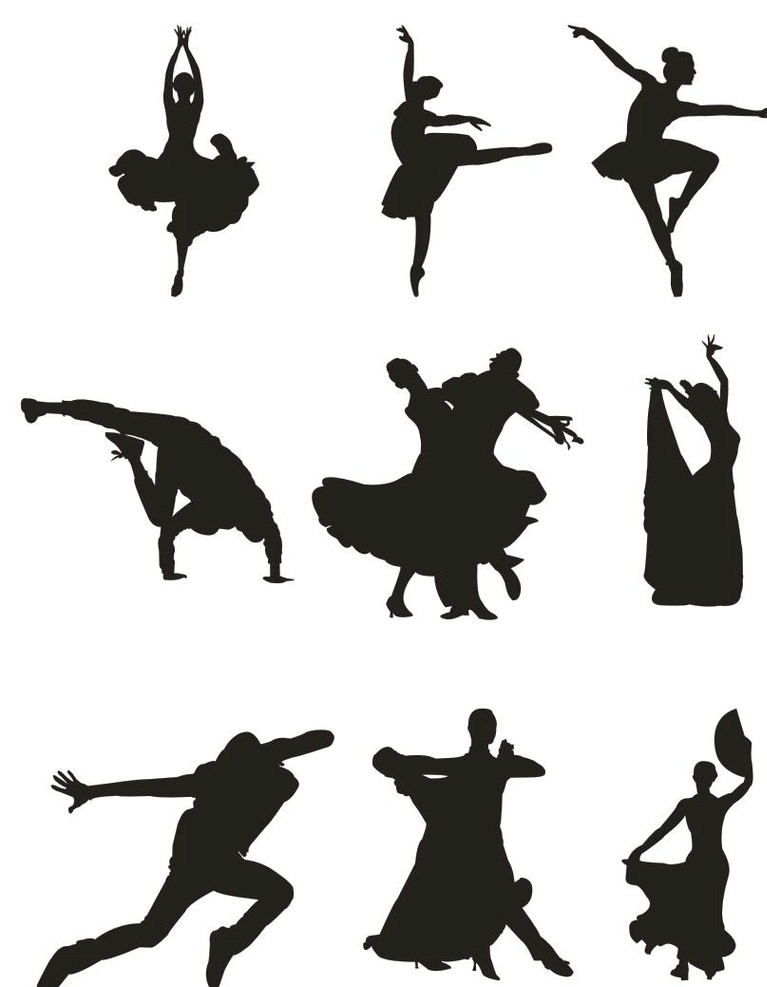 舞蹈人物素材 舞蹈 民族 拉丁 孔雀 爵士