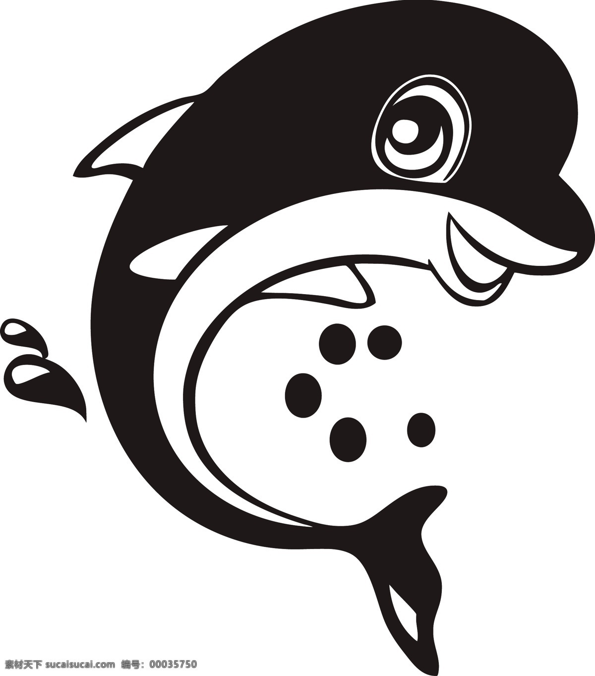 海豚 海洋生物 卡通 动画 儿童 幼儿园 人物 硅藻泥 刻图 动物 鱼 人物图库 儿童幼儿