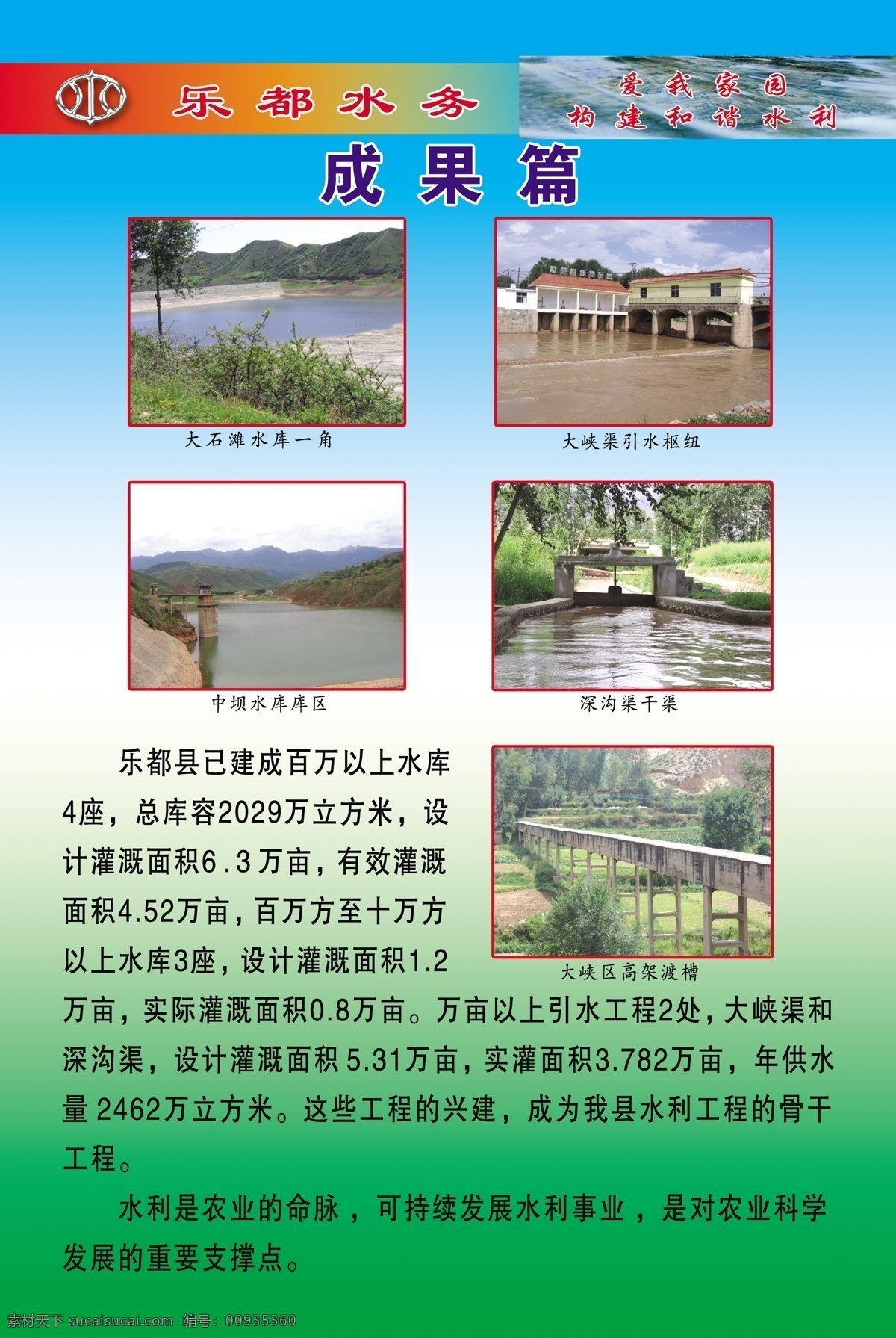 水利 展板 分层 渐变背景 水利展板 源文件库 水务徽标 成果展示图片 源文件 mb 其他展板设计