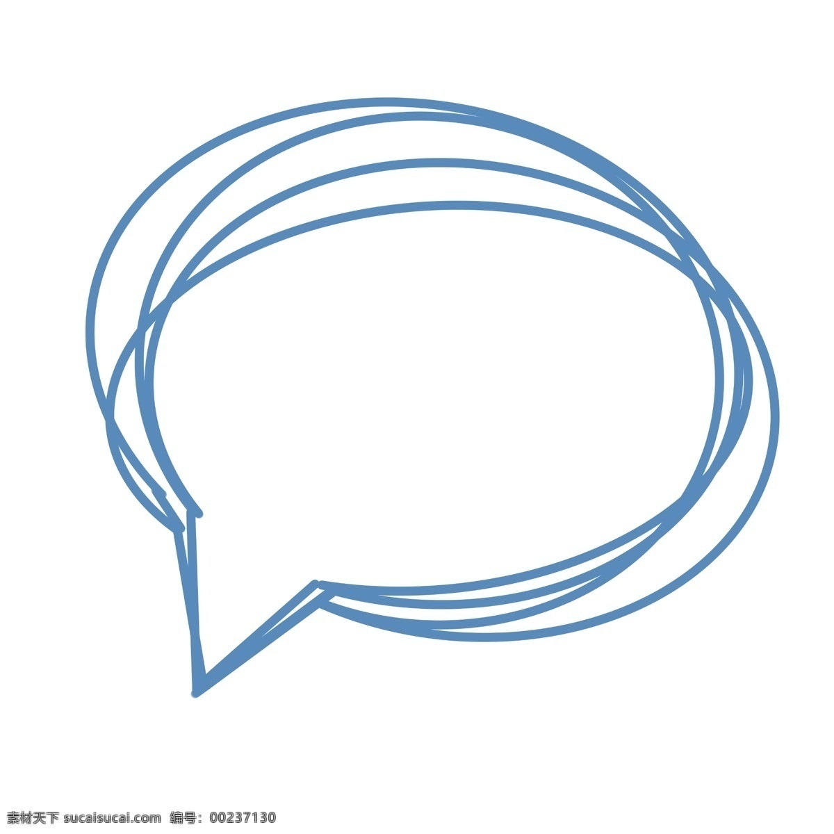简单 对话框 手绘 线条 可爱 对话款 蓝色 简约 框 卡通 圆形 线条对话框 卡通手绘
